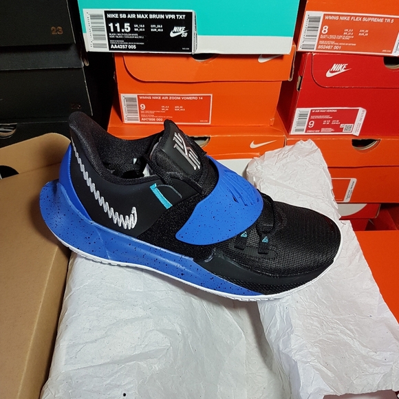 NIKE KYRIE 3 LOW "BLACK GAME ROYAL" MEN'S US SIZE 12 BRAND NEW IN BOX - Picture 10 of 16